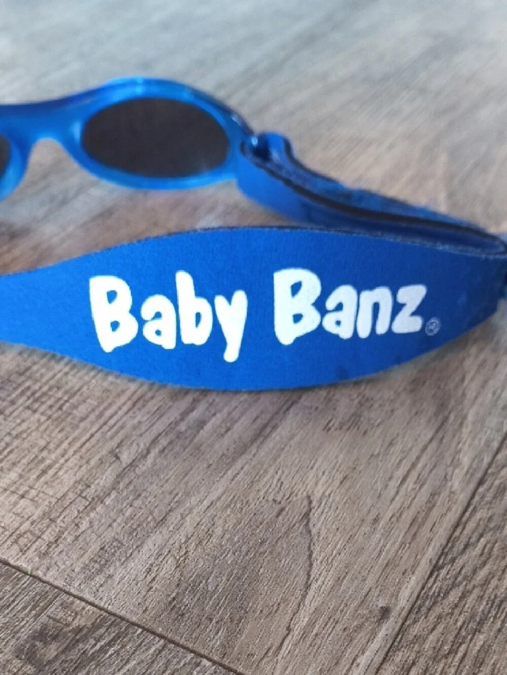 Blue Baby/Toddler Sunglasses with Elastic Strap - Baby Banz